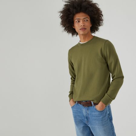 пуловер signature из шерсти мериноса изготовлен в европе 3xl зеленый