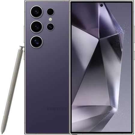 мобильный телефон samsung galaxy s24 ultra 12/256gb (snapdragon 8 gen3) titanium violet (фиолетовый титан)