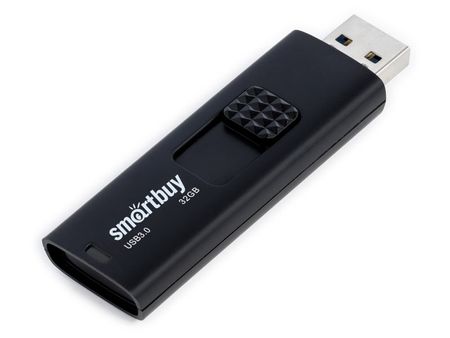 usb flash drive 32gb - smartbuy ufd 3.0 fashion black sb032gb3fsk