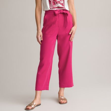 брюки-дудочки укороченной формы 50 (fr) - 56 (rus) розовый