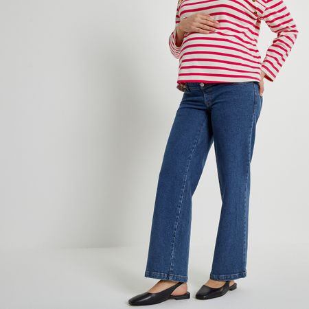 джинсы широкие для периода беременности 36 (fr) - 42 (rus) синий
