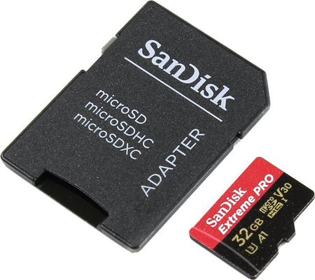 карта памяти 32gb - sandisk extreme pro - micro secure digital class 10 sdsqxcg-032g-gn6ma