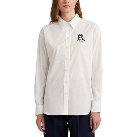 рубашка с длинными рукавами из хлопка стрейч kotta s белый