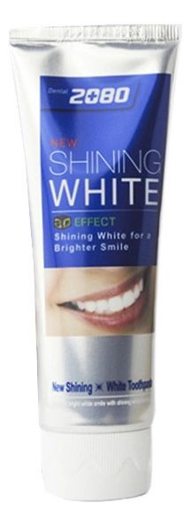 зубная паста сияющая белизна dental clinic 2080 shining white 100г
