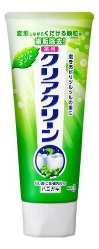 лечебно-профилактическая зубная паста с микрогранулами комплексного действия clear clean natural mint 130г (мята)