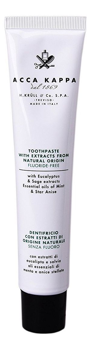 зубная паста без содержания фтора natural toothpaste fluoride-free 100мл