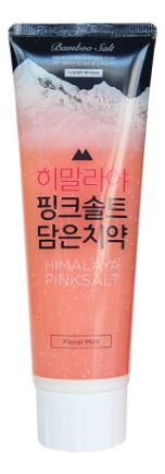 зубная паста с розовой гималайской солью himalaya pink salt floral mint 100г