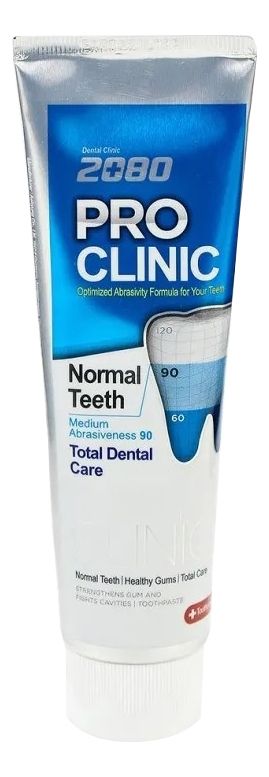 зубная паста профессиональная защита dental clinic 2080 pro clinic normal teeth 125г