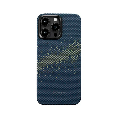 кевларовая накладка pitaka magez case 4 для iphone 15 pro max milky way galaxy (млечный путь)