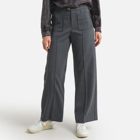 брюки широкие 42 (fr) - 48 (rus) серый