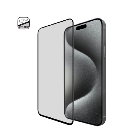 защитное стекло для iphone 15 pro max premium hd tempered glass полноэкранное черное
