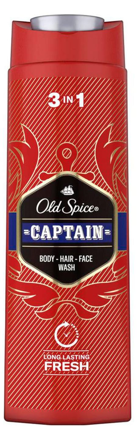 гель-шампунь для душа old spice captain 2в1