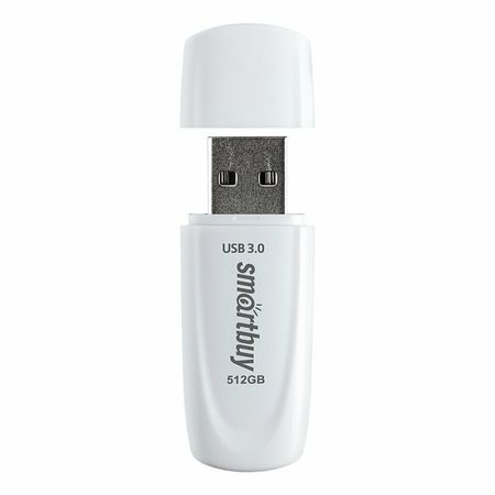 usb flash drive 512gb - smartbuy scout usb 3.1 white sb512gb3scw