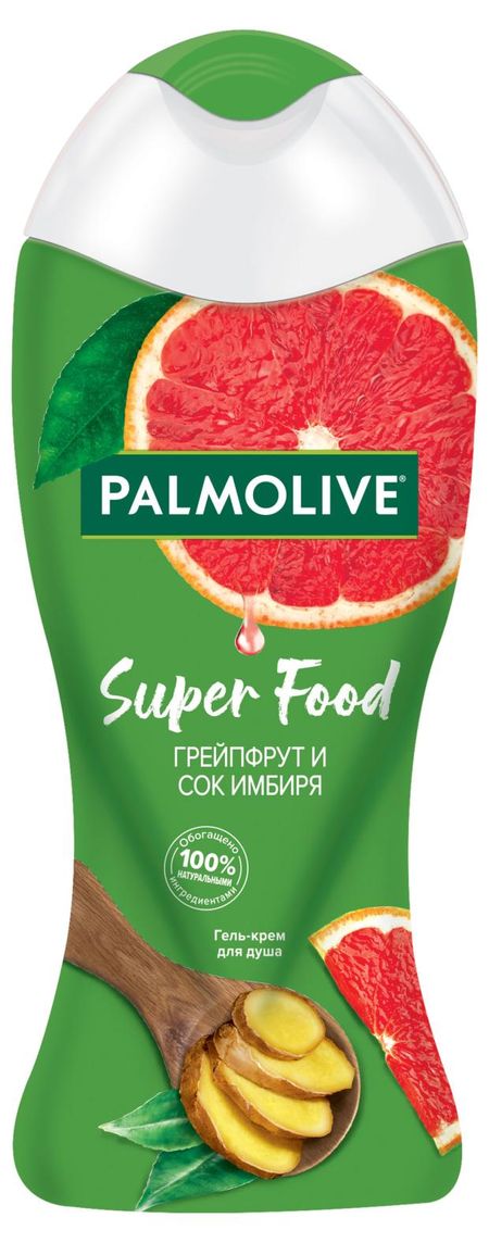 гель-крем для душа palmolive super food грейпфрут и сок имбиря