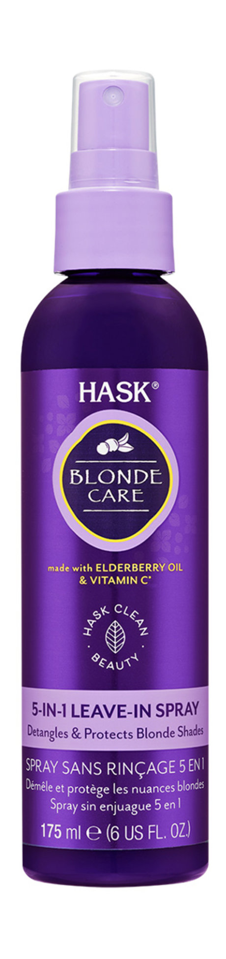 hask blonde care 5-in-1 leave-in spray