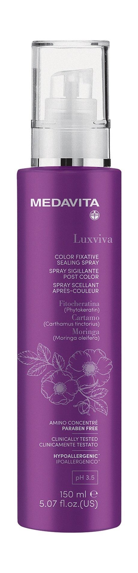 medavita luxviva color fixative sealing spray