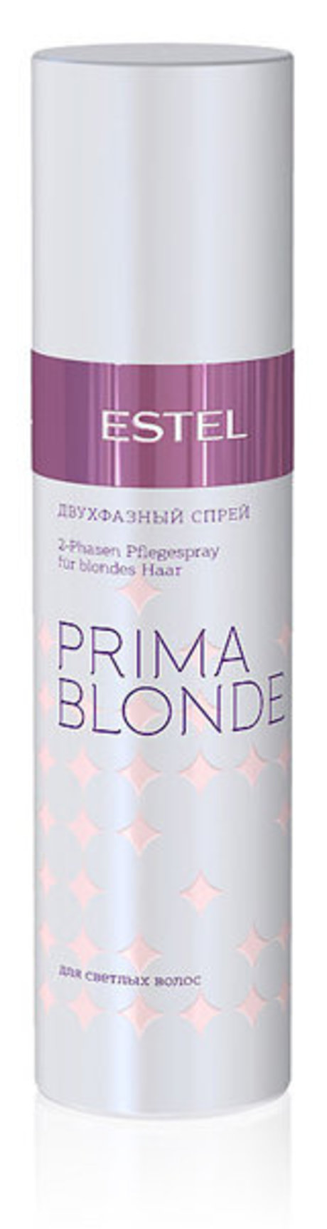 estel prima blonde двухфазный спрей для светлых волос