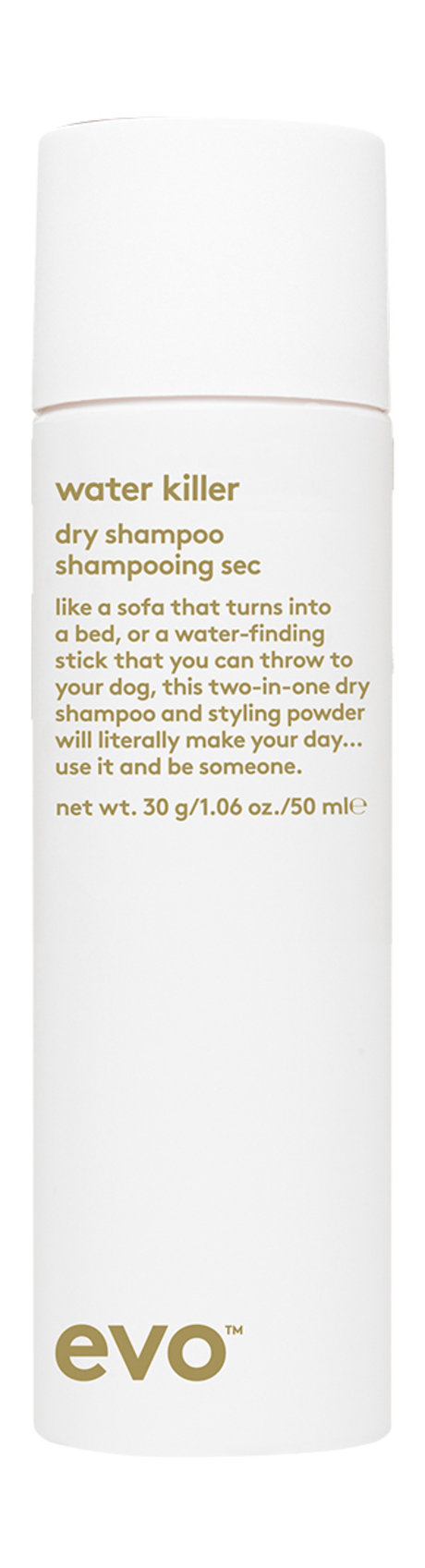 evo water killer dry shampoo travel size