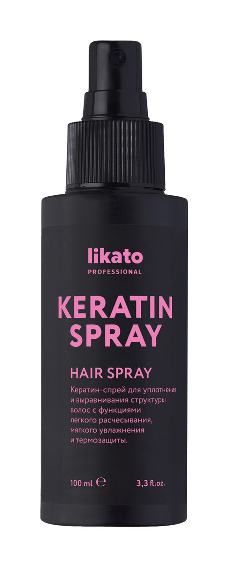 likato professional keraless keratin hair spray