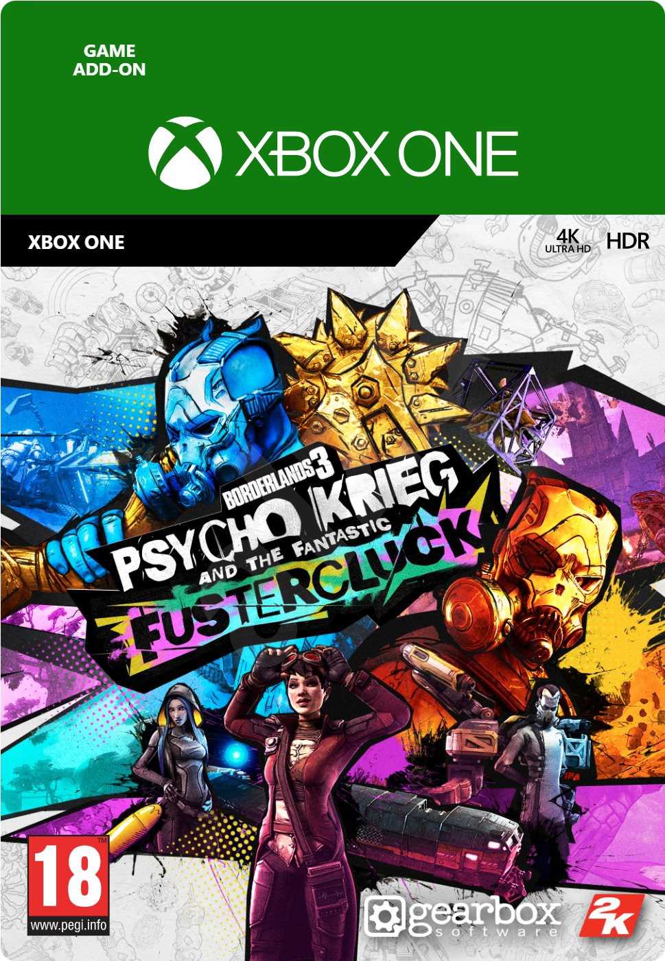 borderlands 3: psycho krieg and the fantastic fustercluck [xbox one